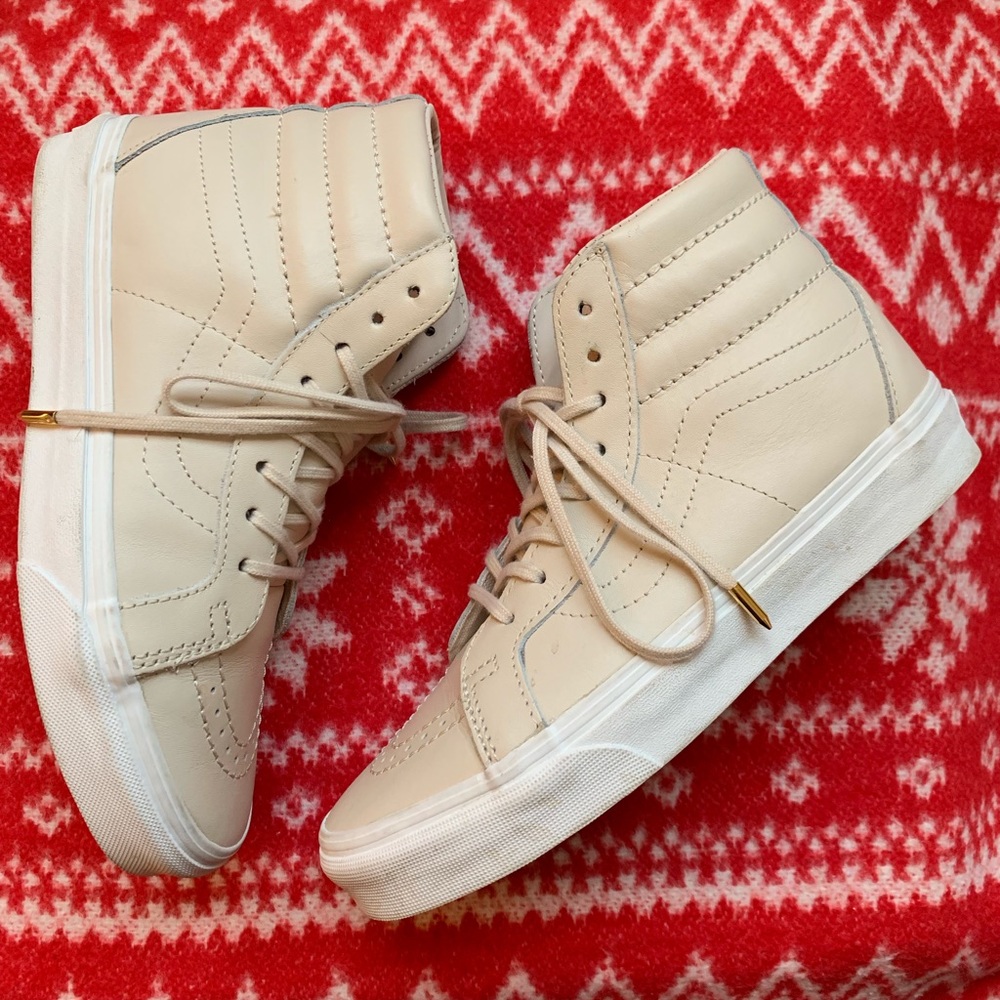 Fashion Authentic Vans Ultracush Leather High Tops